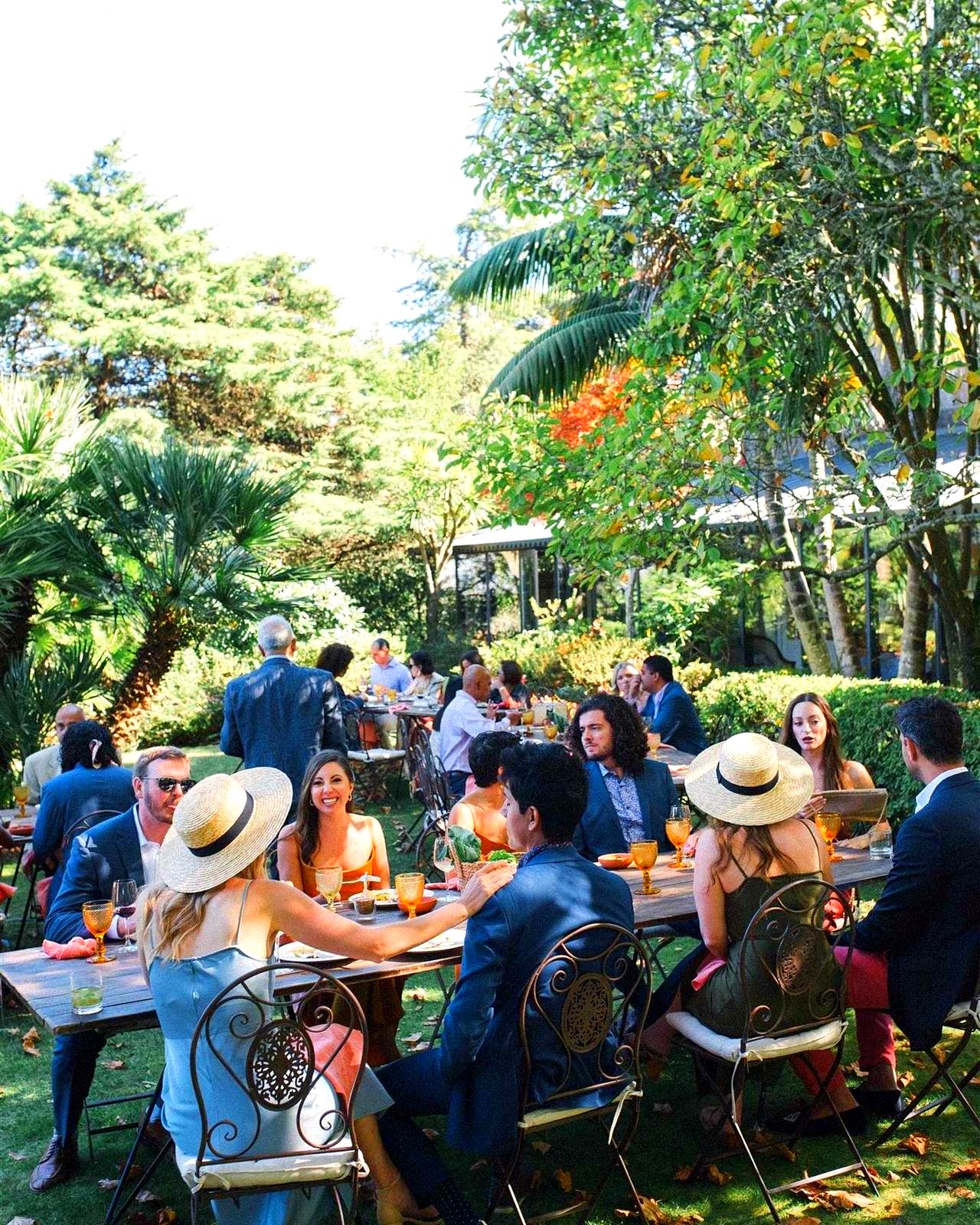 Garden party at the Quinta
